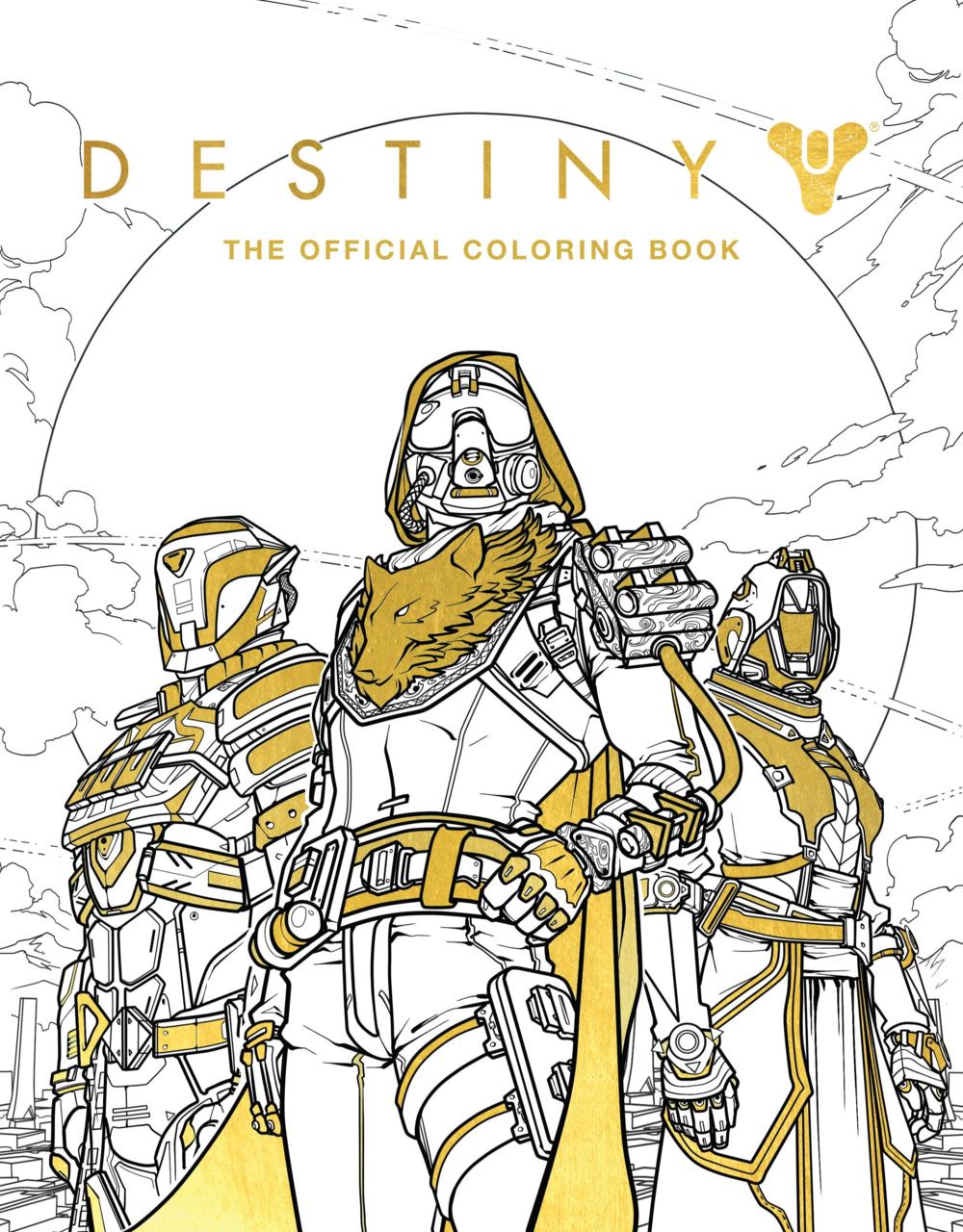 destiny 2 in arrivo il libro ufficiale da colorare