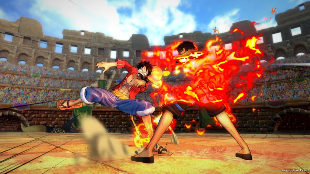 one piece: burning blood