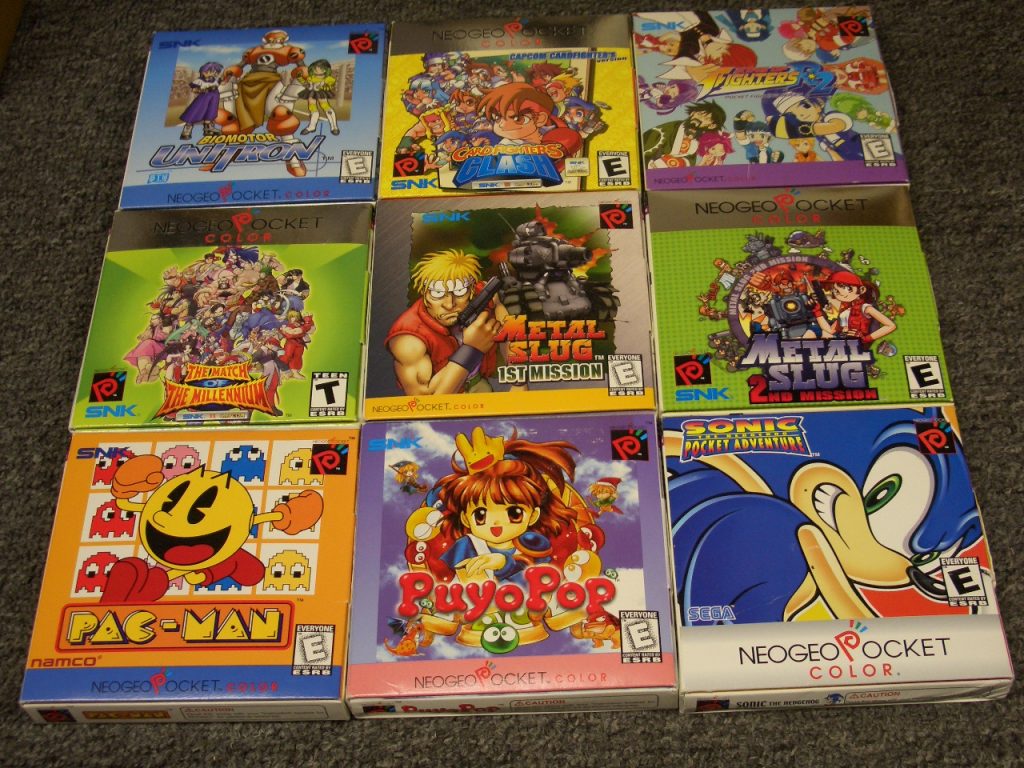 Alcuni titoli per Neo Geo Pocket Color