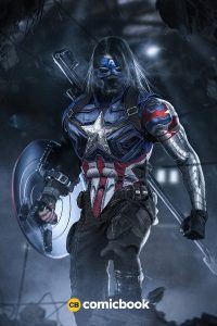 Bucky-as-Captain-America-with-Winter-Soldier-Mask