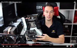 X299, Intel, CPU, motherboard, der8auer, scheda madre, temperatura, vrm