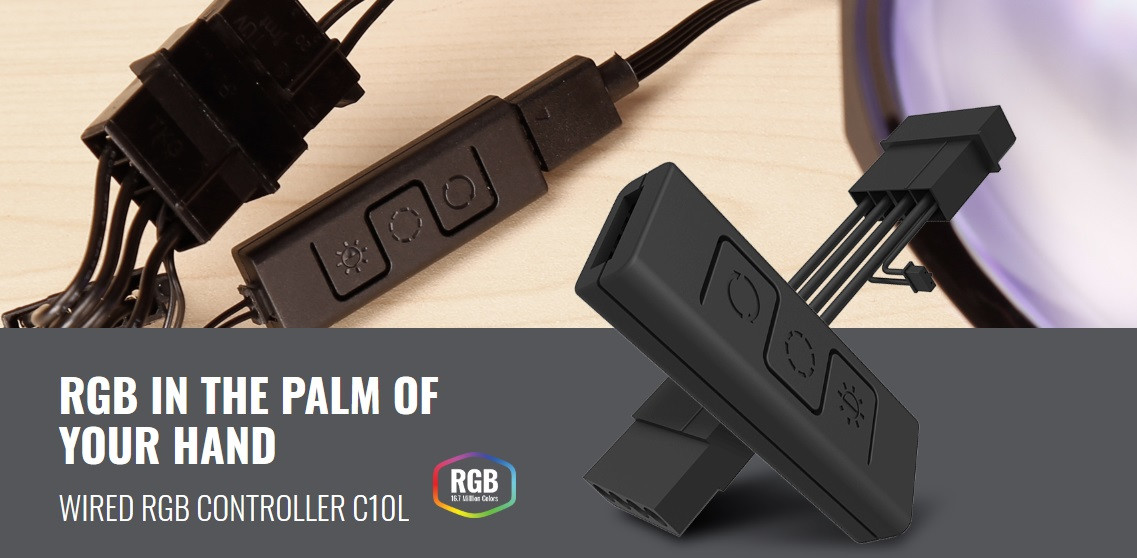 Cooler Master, ventole, RGB, fan controller, C10L, AirFlow, AirPressure, AirBalanced