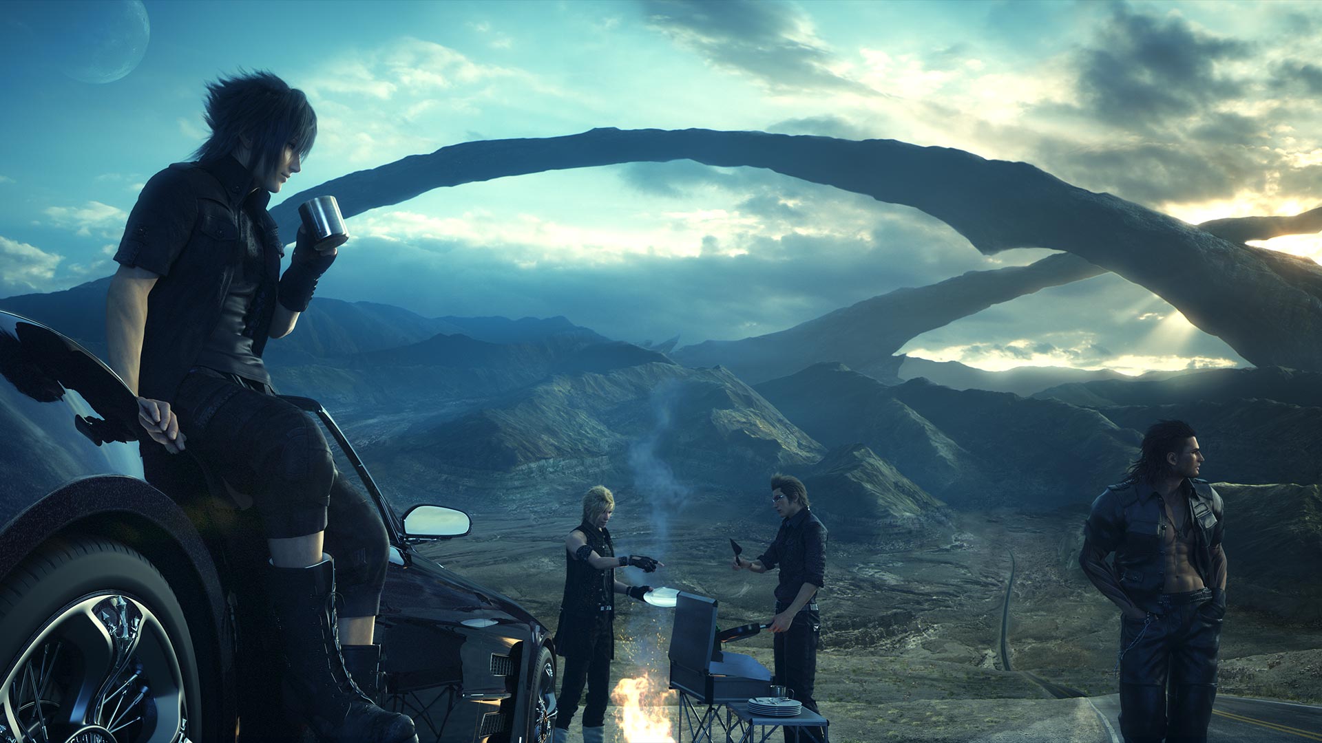 Final Fantasy XV camp