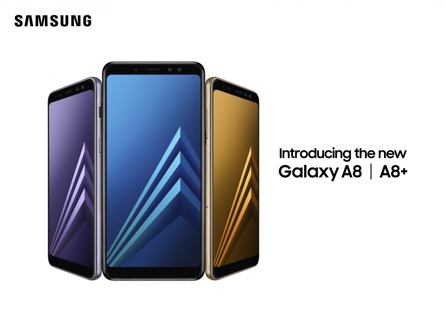 Galaxy A8, Samsung, telefono, Infinity Display, doppia fotocamera