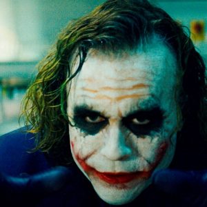 Heath Ledger Joker Batman Il cavaliere Oscuro
