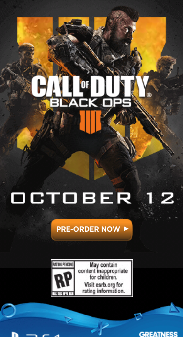 Call Of Duty black Ops 4