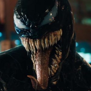 Tom Hardy as Venom loaded