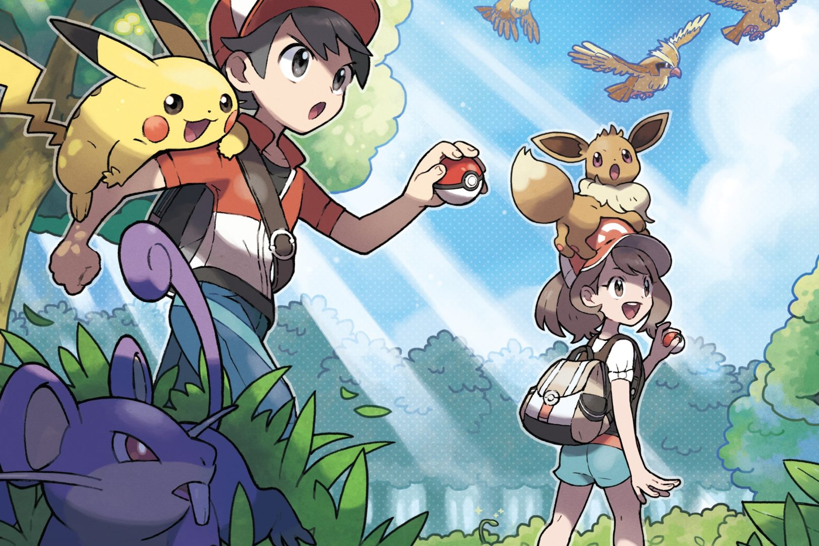 Pokémon Let's Go Pikachu Eevee