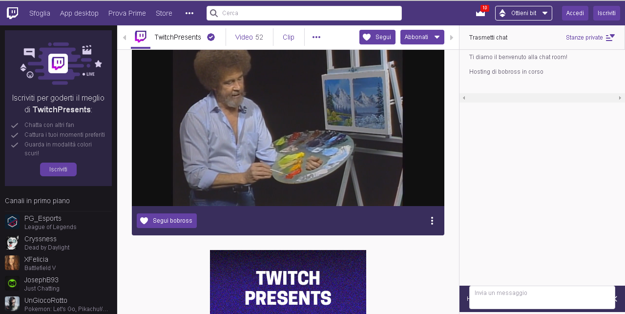 twitch presents