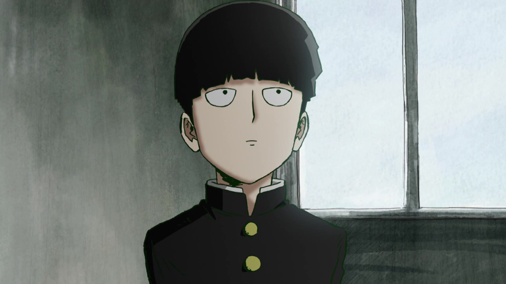 mob psycho character blue hair