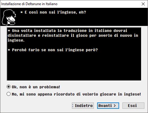 deltarune italiano