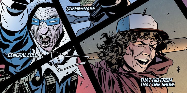 stranger things dc comics