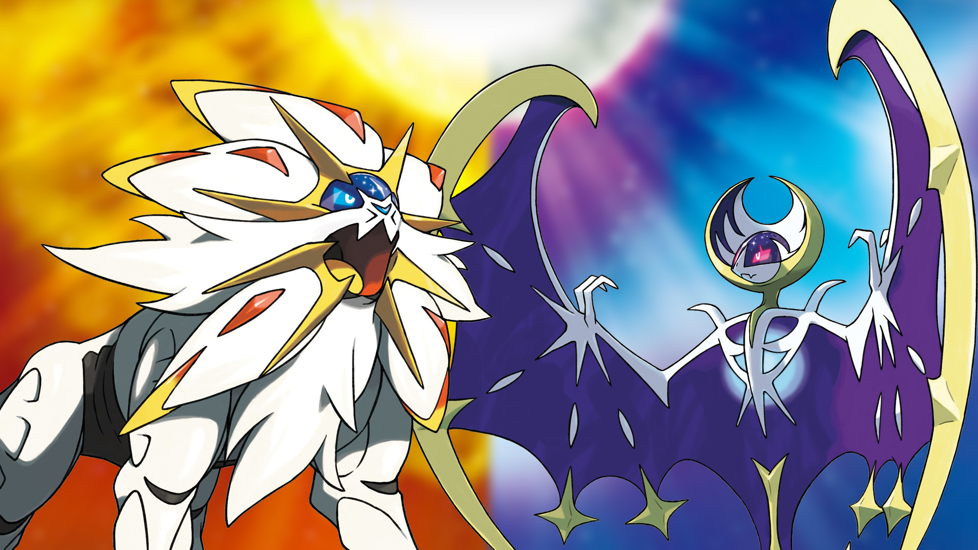 CardDex Banner Pokémon Sole Pokémon Luna Solgaleo Lunala