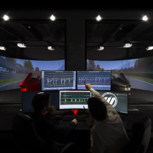 Racing Simulation Center di Wave Italy, nato in partnership con Asus, alle porte di Verona.