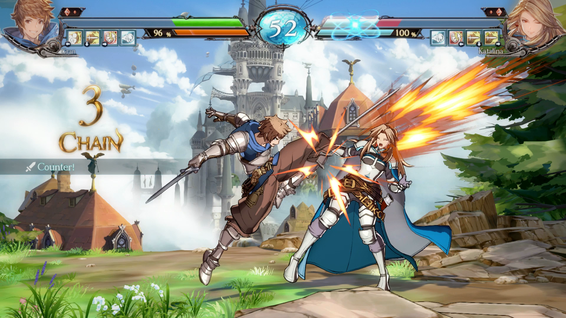 Granblue Fantasy Versus combattimento