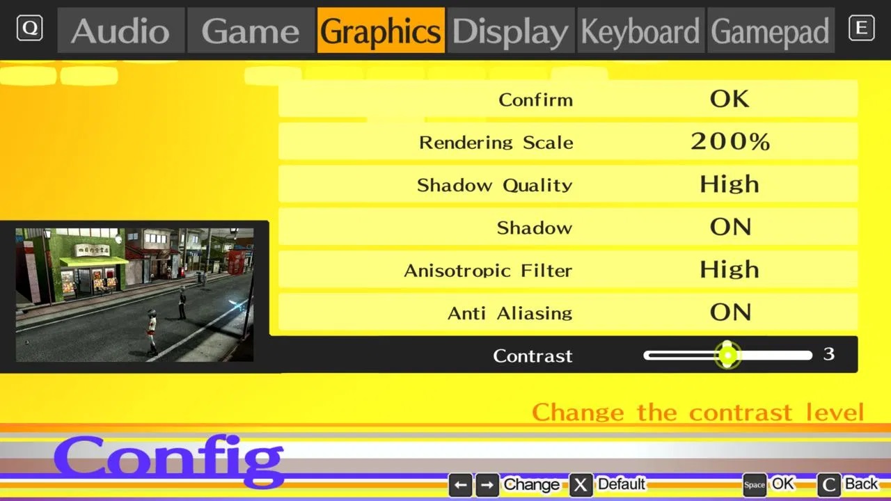 Persona 4 Golden config