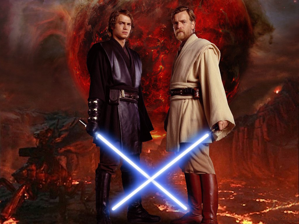 Obi-Wan Kenobi e Anakin Skywalker