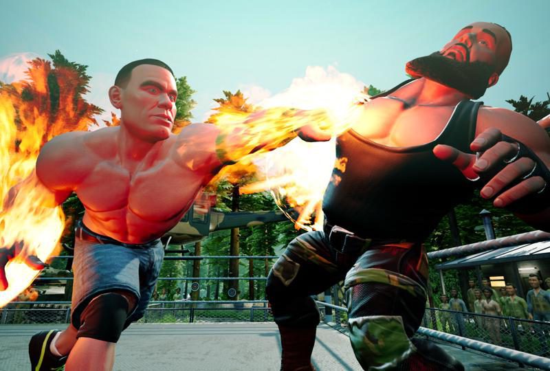 Wwe 2k Battlegrounds Recensione Che La Rissa Reale Abbia Inizio Gamesvillage It - lottatore di resling su brawl star