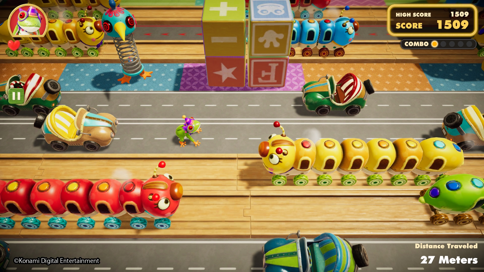 Frogger In Toy Town