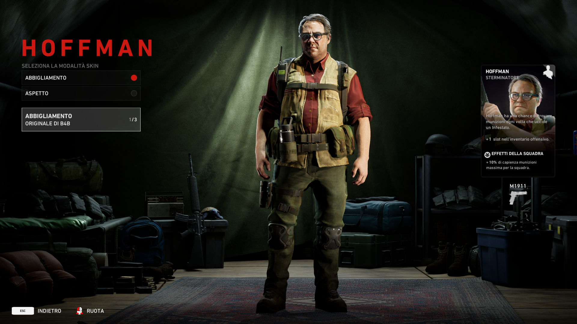 Back 4 Blood personalizzazione