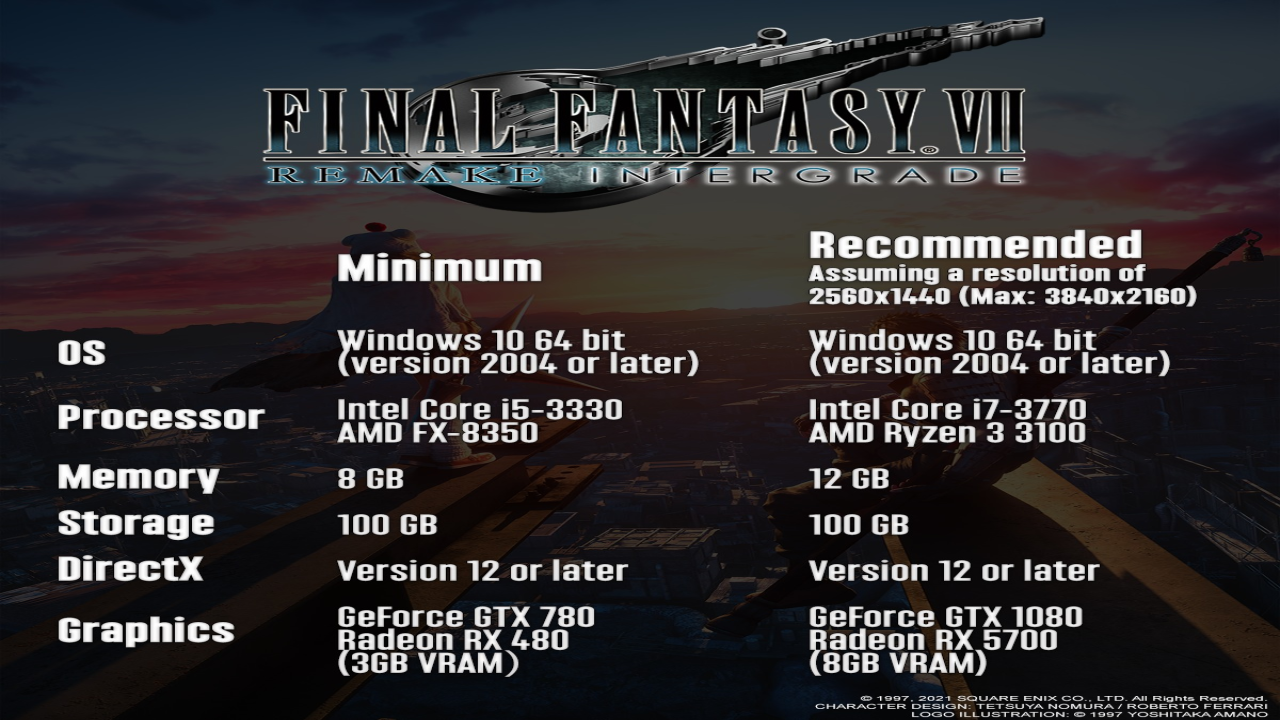  Final Fantasy VII Remake Intergrade