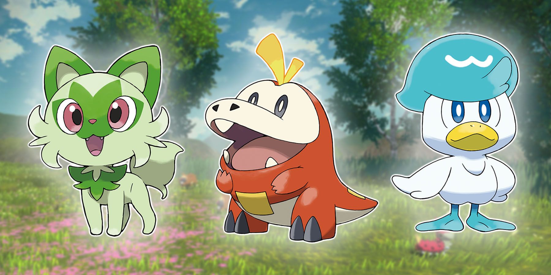Pokemon presents starters 9 gen