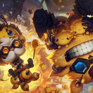 League Of Legends Heimerdinger e Ziggs ape