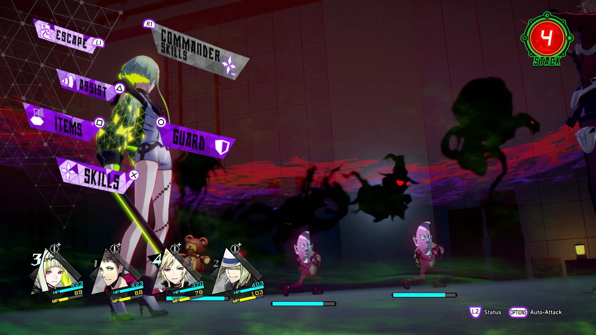 Soul Hackers 2 combat