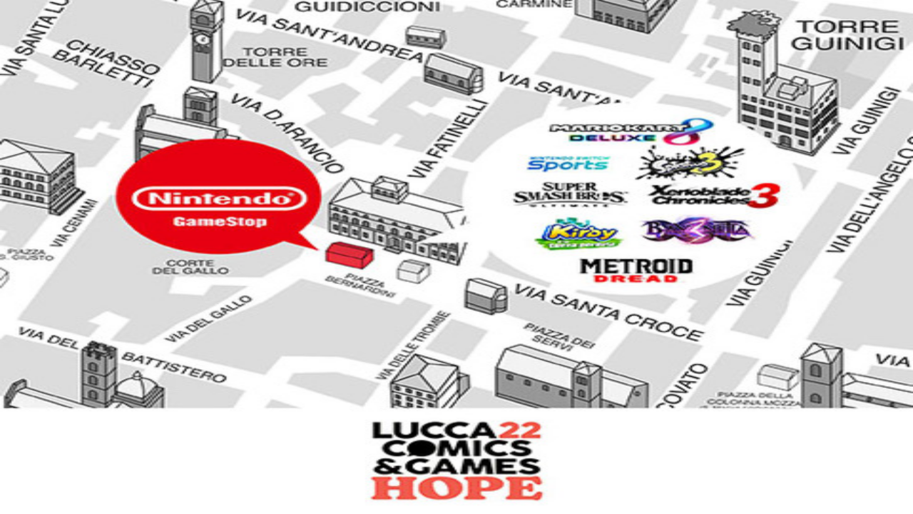 Nintenndo; Lucca Comics & Games 2022