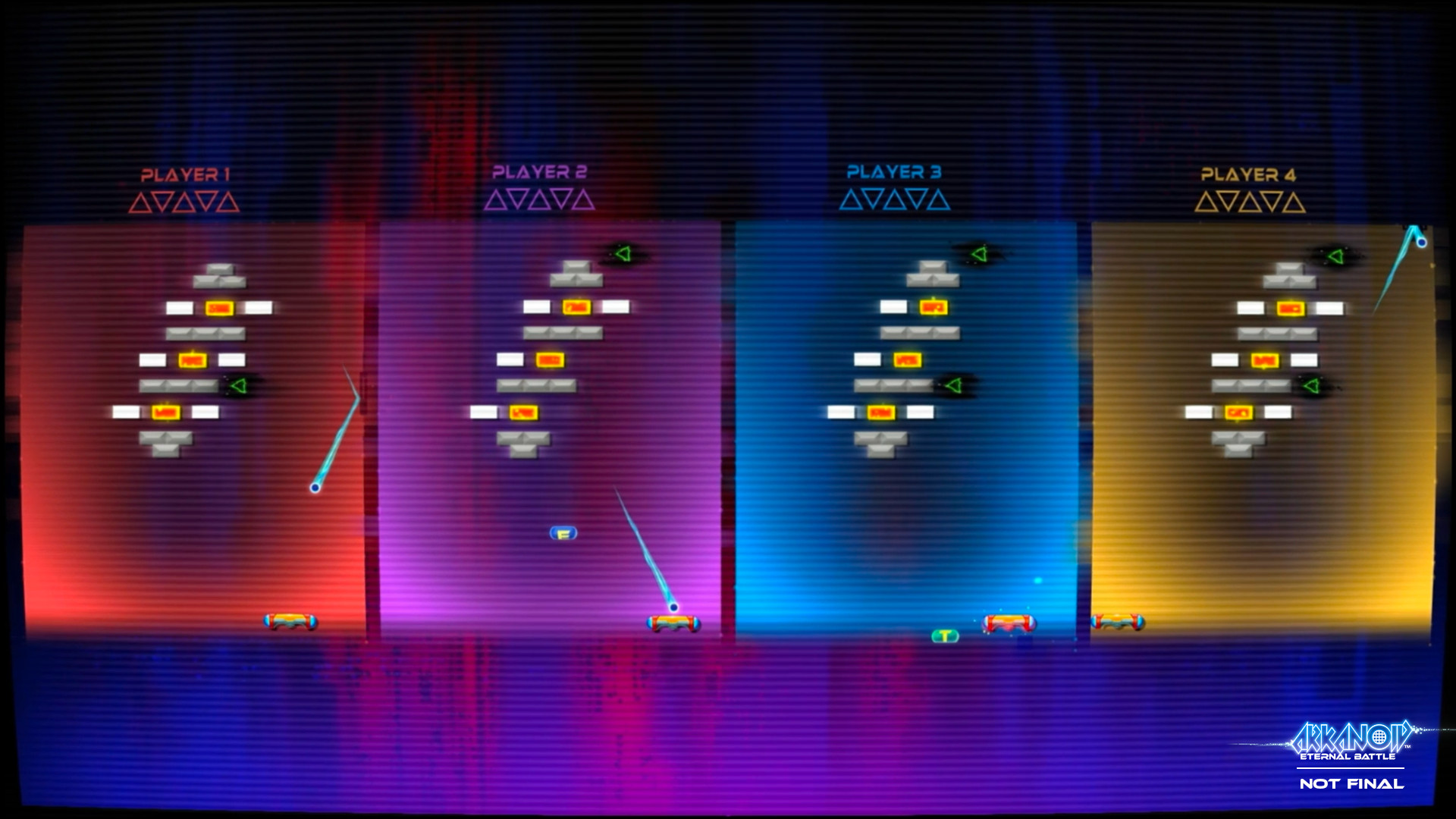 Arkanoid Eternal Battle Splitscreen