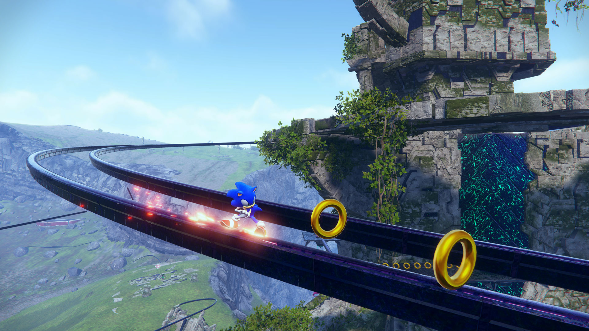 Sonic Frontiers rails
