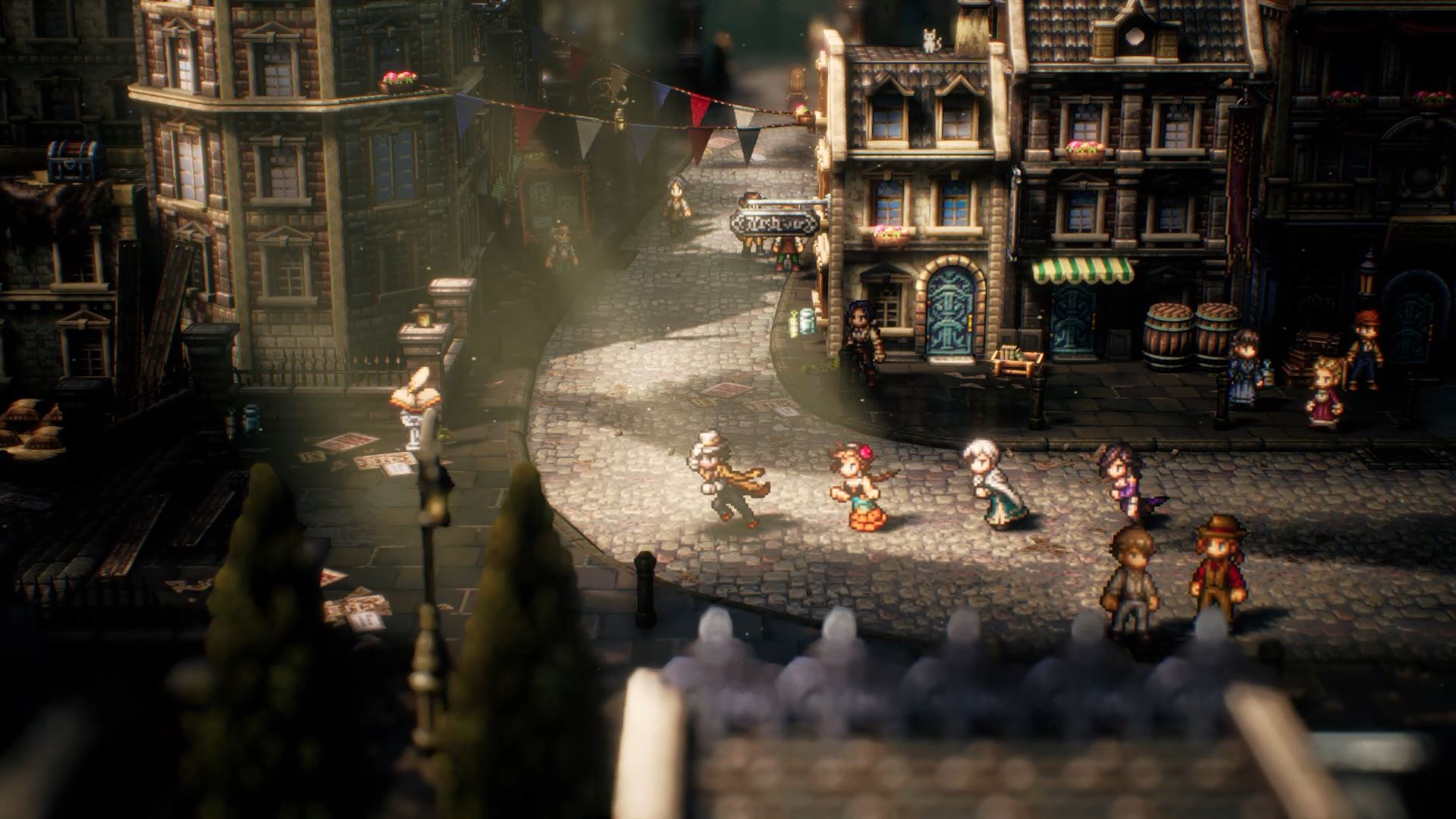 Octopath Traveler 2 city exploration
