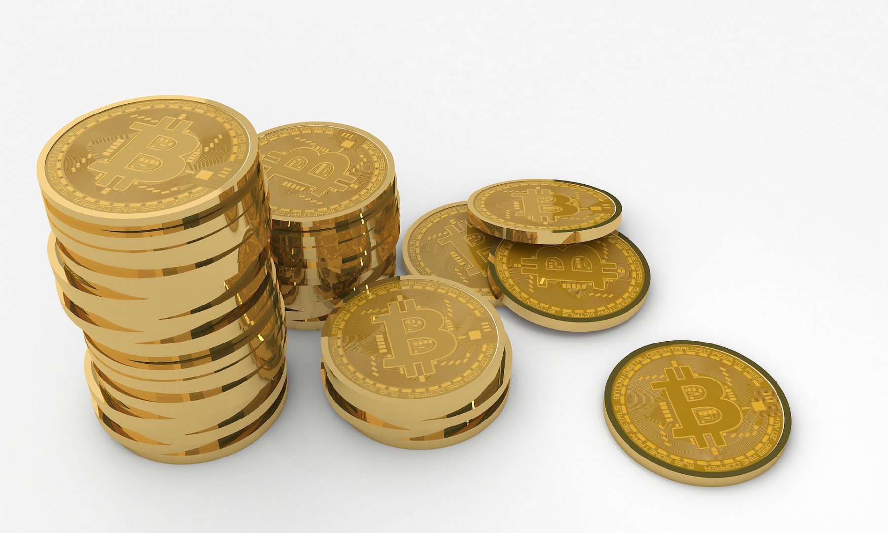 Criptovalute, bitcoin accatastati
