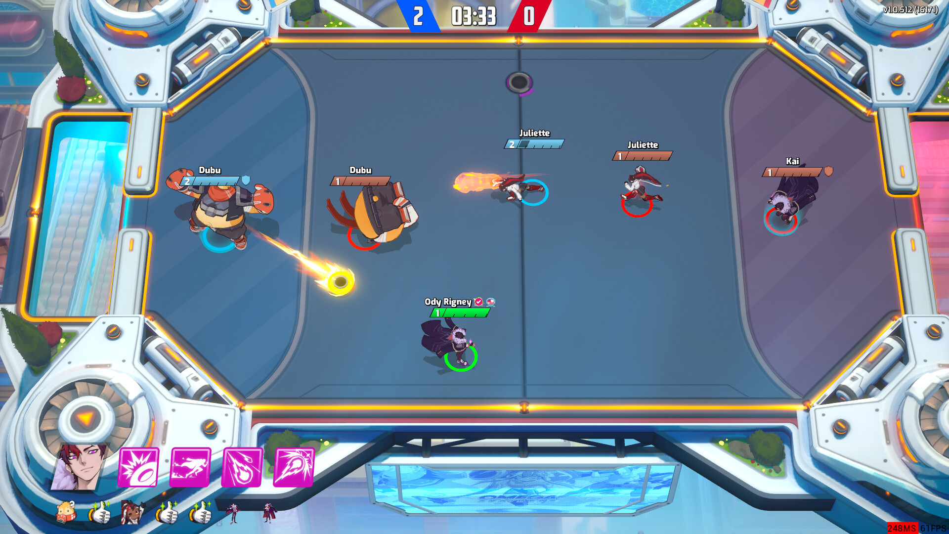 Map Omega Strikers