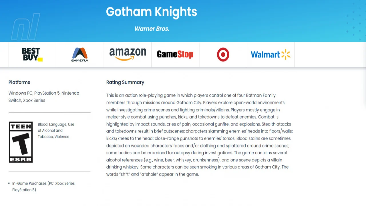 Gotham Knights