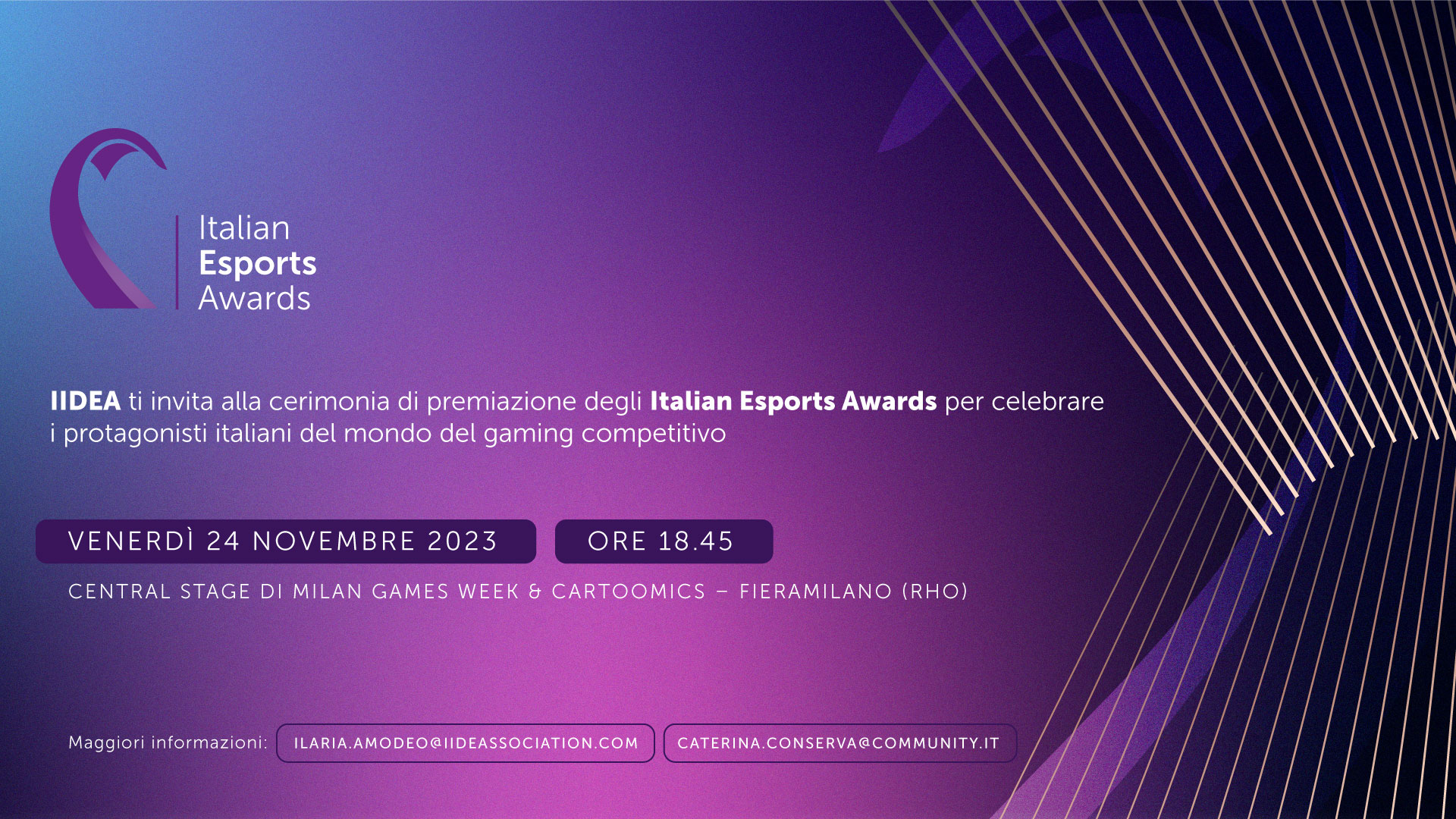 Milan Games Week Esport Awards 2023