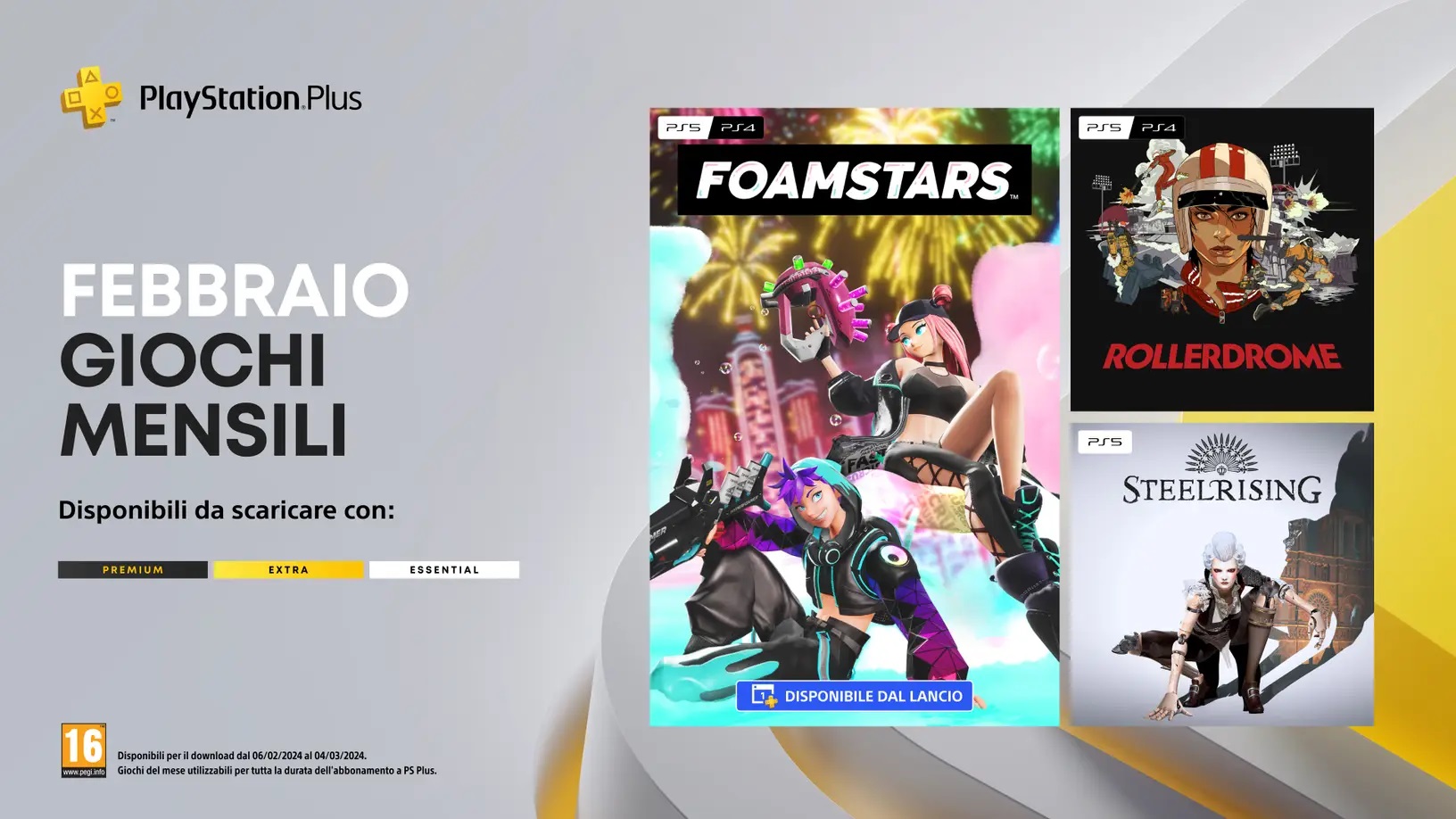 PlayStation Plus febbraio 2024