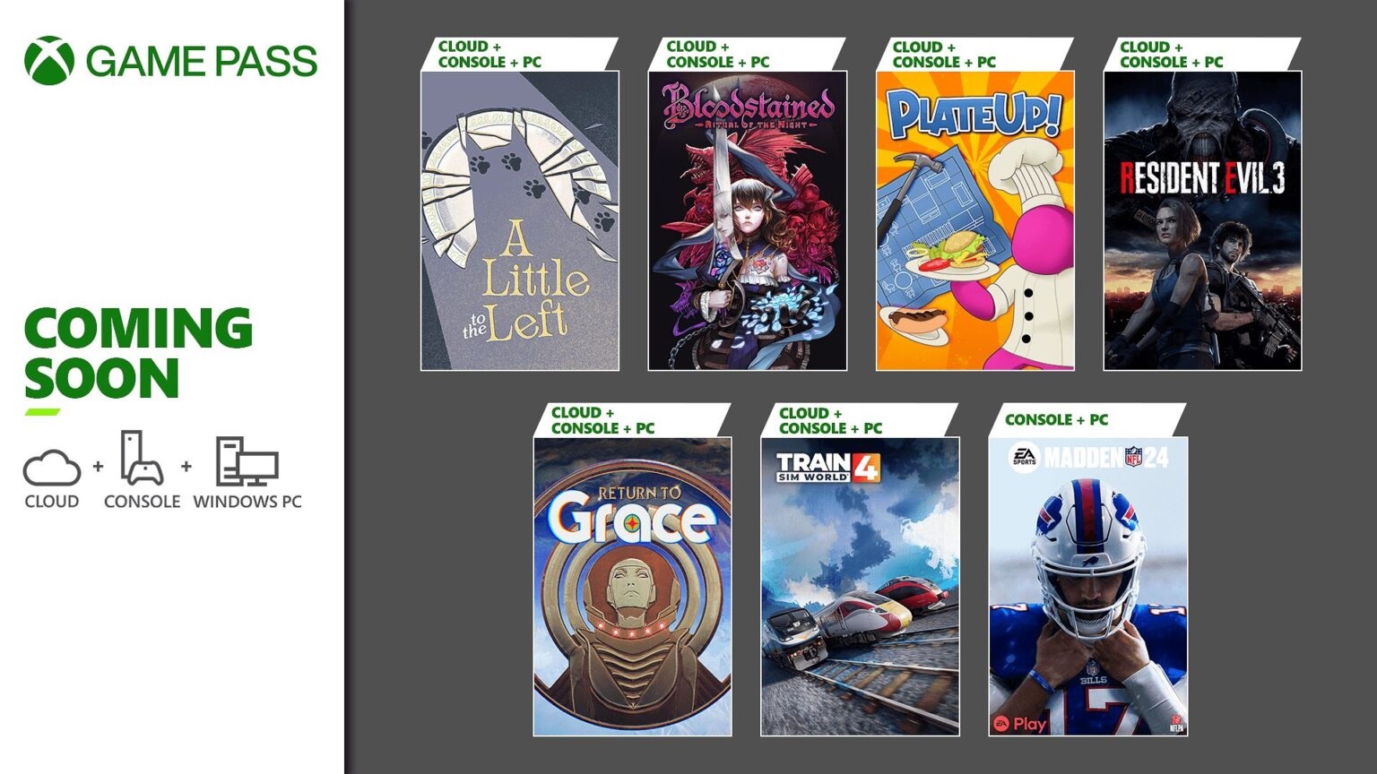 Xbox Game Pass febbraio 2024