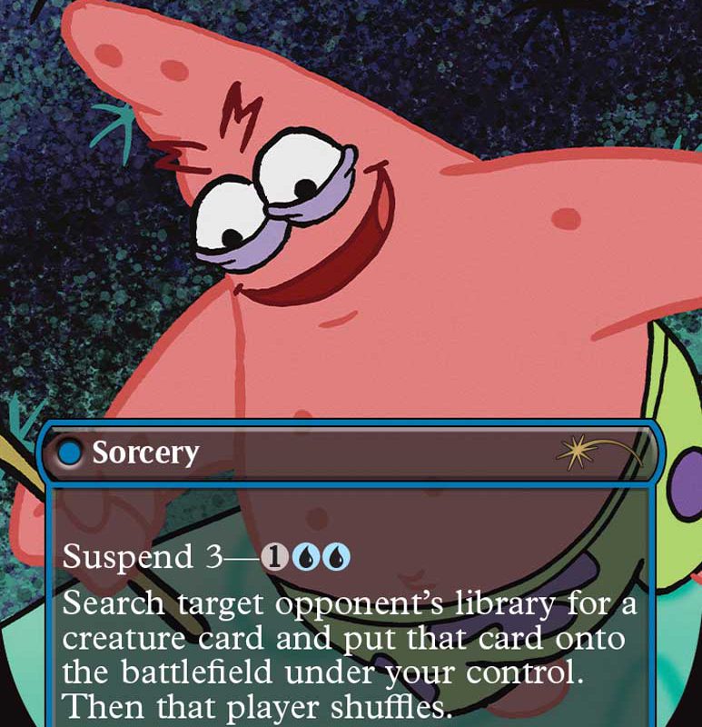 Magic the Gathering Spongebob