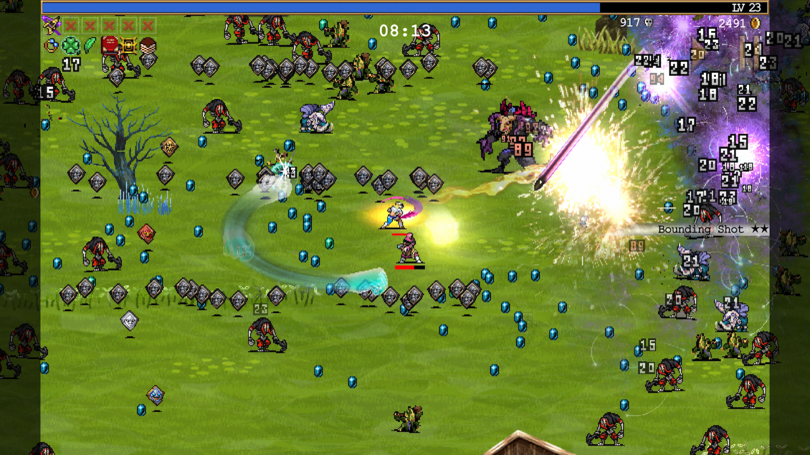 Square Enix Vampire Survivors Saga emerald beyond