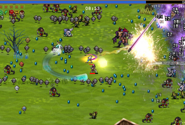 Square Enix Vampire Survivors Saga emerald beyond